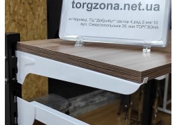 Полкотримач в рейку 20см (білий) 